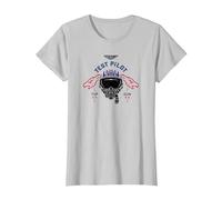 Top Gun: Maverick Test Pilot Red Phoenix Logo T-Shirt, Damen, Silber, 3XL