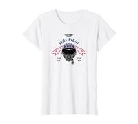 Top Gun: Maverick Test Pilot Red Phoenix Logo T-Shirt, Damen, Weiß, XS