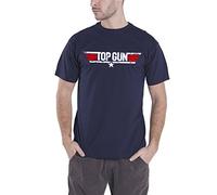 Difuzed T-Shirt Top Gun Distressed Logo 100% Baumwolle Navy 2XL