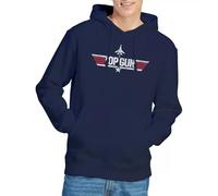 Top Gun Paramount Logo Navy Unisex Hoodie, Navy, L