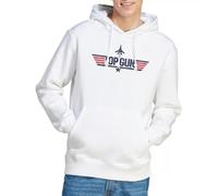 Top Gun Paramount Logo Weiß Unisex Hoodie, Weiß, M