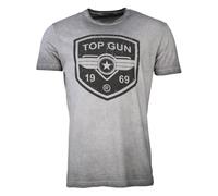 Top Gun Herren T-Shirt Powerful Tg20191043 Grey,3XL