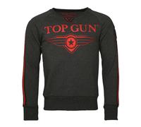 Sweater TOP GUN "Streak TG20191013" Gr. 56 (XXL), grau (anthracite) Herren Sweatshirts (24184143-XXL)
