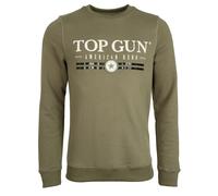 Sweater TOP GUN "TG202011129" Gr. 3XL, grün (olive) Herren Sweatshirts (67805218-XXXL) olive