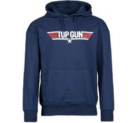 Top Gun Top Gun - Logo Kapuzenpullover blau in 3XL