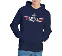 Top Gun Unisex Paramount Logo Navy Hoodie Kapuzenpullover, L