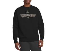 Top Gun Unisex Paramount, Monotoned Logo Crew Sweatshirt, Schwarz, M