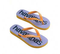 Top Logomania 2 Women's Flip-Flops Purple Yellow 4145741