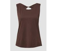 Top mit dekorativem Cut-out 46 braun 2166301.8828.46