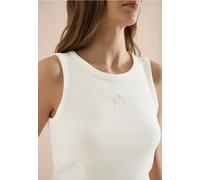 Top mit Rundhals und Embroidery-Detail