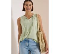 Top mit Split Neck und Bändern
