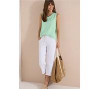 Top mit V-Neck und Streifen