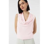 Top mit Wasserfall-Ausschnitt im Fabricmix pink 32
