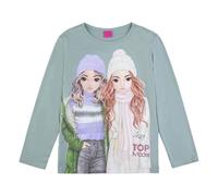 Top Model Langarmshirt mit Fergie und Lexy 75077 grün, Größe 152, 12 Jahre