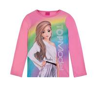 Top Model Mädchen Langarmshirt mit Hayden 75066 pink, Größe 152, 12 Jahre
