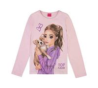 Top Model Mädchen Langarmshirt mit Hayden 75069 rosa, Größe 152, 12 Jahre