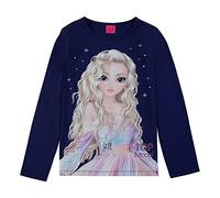 TOP Model Mädchen Langarmshirt mit Jill 75073 blau, Größe 164, 14 Jahre