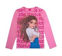 Top Model Mädchen Langarmshirt mit Nyela 75068 pink, Größe 164, 14 Jahre