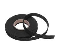 TOP-VIGOR Schrägband, 9,1 m, einfach gefaltet, 1,27 cm Schrägband, kontinuierliche Masse zum Nähen, Nähen, Paspeln, Quilten - Poly-Baumwolle, Schwarz