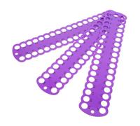 TOPBATHY 3 Stück Kunststoff Garnorganizer mit 37 Löchern Stickgarnwickelplatten für Kreuzstich Tragbarer Garnaufbewahrer für Stickerei und Handarbeiten