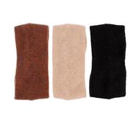 TOPBATHY 3 Stück Pack Damen Stirnbänder Winter aus Baumwolle Elastische Breite Haarbänder Ohrenwärmer und Stirnband Wickel für Kalte Wintertage rutschfest und Atmungsaktiv