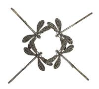 TOPBATHY 4 Stück Libellen Haarclips aus Metall Zinklegierung Kleine Haarspangen für Damen und Mädchen Büro und Freizeit Haarschmuck