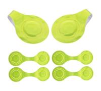 TOPBATHY 6 Stück Reflektierende Magnetclips in Gelb Kleine Sicherheitswarnclips für Rucksack Kleidung Joggen und Outdoor aktivitäten Langlebige PVC Materialien für Bessere Sichtbarkeit bei