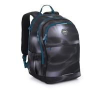 TOPGAL RUBI Schulrucksack ab der 5. Klasse (ca. 145 cm), ergonomisch mit Aluminiumverstärkung, wasserabweisend & leicht, 27 L Schulranzen mit Brustgurt & Laptopfach. (Blauglühen)
