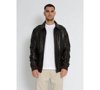 Topgun Lederjacke Herren schoko, M