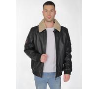 Topgun Lederjacke Herren schwarz, 52