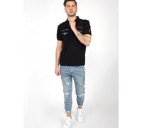 Topgun Polo Shirt Herren schwarz, M