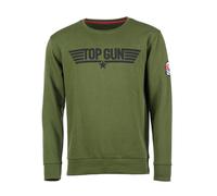 Topgun Sweatshirt Herren Baumwolle grün, L