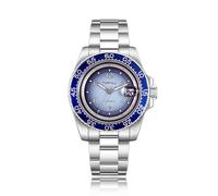 TOPHILL Automatikuhren für Herren, Farbverlaufszifferblatt, 41 mm, automatische mechanische Herrenuhr, japanisches Miyota-2813-Uhrwerk, Saphirglas, Datumsanzeige, Leuchtzeiger, 3 ATM wasserdicht