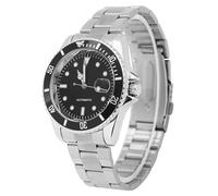 TOPINCN 3Colors Winner Herren-Armbanduhr mit Edelstahlband, Automatische Mechanische Uhr für Vater und Sohn, Keine Batterie Erforderlich (Schwarz (F1205182))