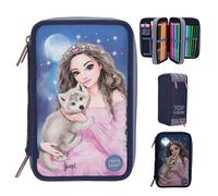 TOPModel 3 Fach Federtasche LED WOLF