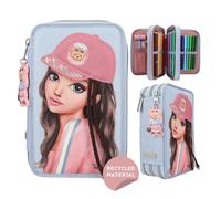 TOPModel 3 Fach Federtasche mit Applikation TEAM TEDDY