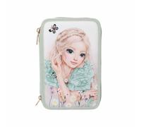 TOPModel 3-Fach Federtasche mit Stickerei SUMMER FEELING inkl. Stifte