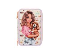 TOPModel 3-Fach Federtasche SUNNY DOG inkl. Stifte