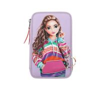 Topmodel Triple Pencil Case with Smart Phone Appliqué JOY