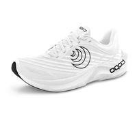 Topo Athletic Leichtgewichtige, bequeme 5 mm Drop Speed Runner Cyclone 2 Straßenlaufschuhe, Sportschuhe für Straßenlauf, Weiß/Schwarz, 42 EU