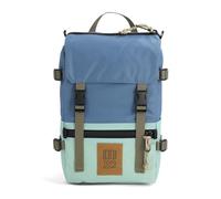 Topo Designs Rover Pack - Rucksack für EDC, Ausflüge, Wandern, Kult Design Denver, Fair Trade + Bluesign, Blau/Eschenstein grün, One Size, Rover Pack Mini