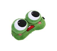 TOPPERFUN Cartoon Schlafmaske Atmungsaktive Augenmaske für Kinder und Erwachsene Lustige Frog Augenbinde Lichtblockierende Schlafaugenmaske für Reisen und Entspannung