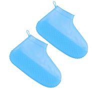 TOPPERFUN Silikon-überschuhe rutschfeste Schuhschutz wasserdichte Regenschuhüberzüge zum Zusammenfalten für Outdoor-aktivitäten und Arbeit