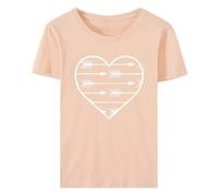Tops, T-Shirts & Blusen für Damen - Bluse Damen Elegant Frauen Sommer Brief gedruckt Kurzarm T Shirt Casual Loose Top Tuniken Damen Pullover Kleidung Frauen Sommer Shirt Frau Teenager Mädchen T-Shirt