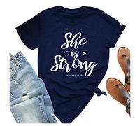 Tops, T-Shirts & Blusen für Damen - T Shirt Damen Freizeit Druck Top kurze Bluse Ausschnitt Plus Größe Frauen T Shirt mit Ärmeln Sommer rund Damenbluse Sommer Shirt Frau Teenager Mädchen T-Shirt