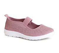topschuhe24 2759 Damen Halbschuhe Sportliche Glitzer Ballerina, Farbe:Rosa, Größe:37 EU