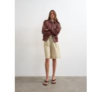 topshop - TSSUMMI COATED BOMBER OTW Burgundy - Gr. - S