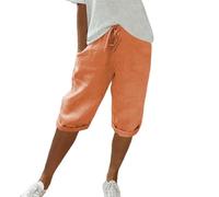 topuersaiv Kurz und locker: Damen Shorts und Sommerhosen aus Leinen und Baumwolle, Knielang oder 3/4, luftige Bermuda und Strandhose, Elegante Kleidung für Frauen - bequem und leicht