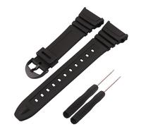 Topuly Resin-Uhrenarmband Ersatz passend für Casio 3239 W-96H W96H W96 Uhrenarmband Uhrenarmband Armband für Damen und Herren