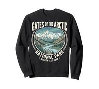 Tore des Arktischen Nationalparks Alaska Snowy Mountain Art Sweatshirt